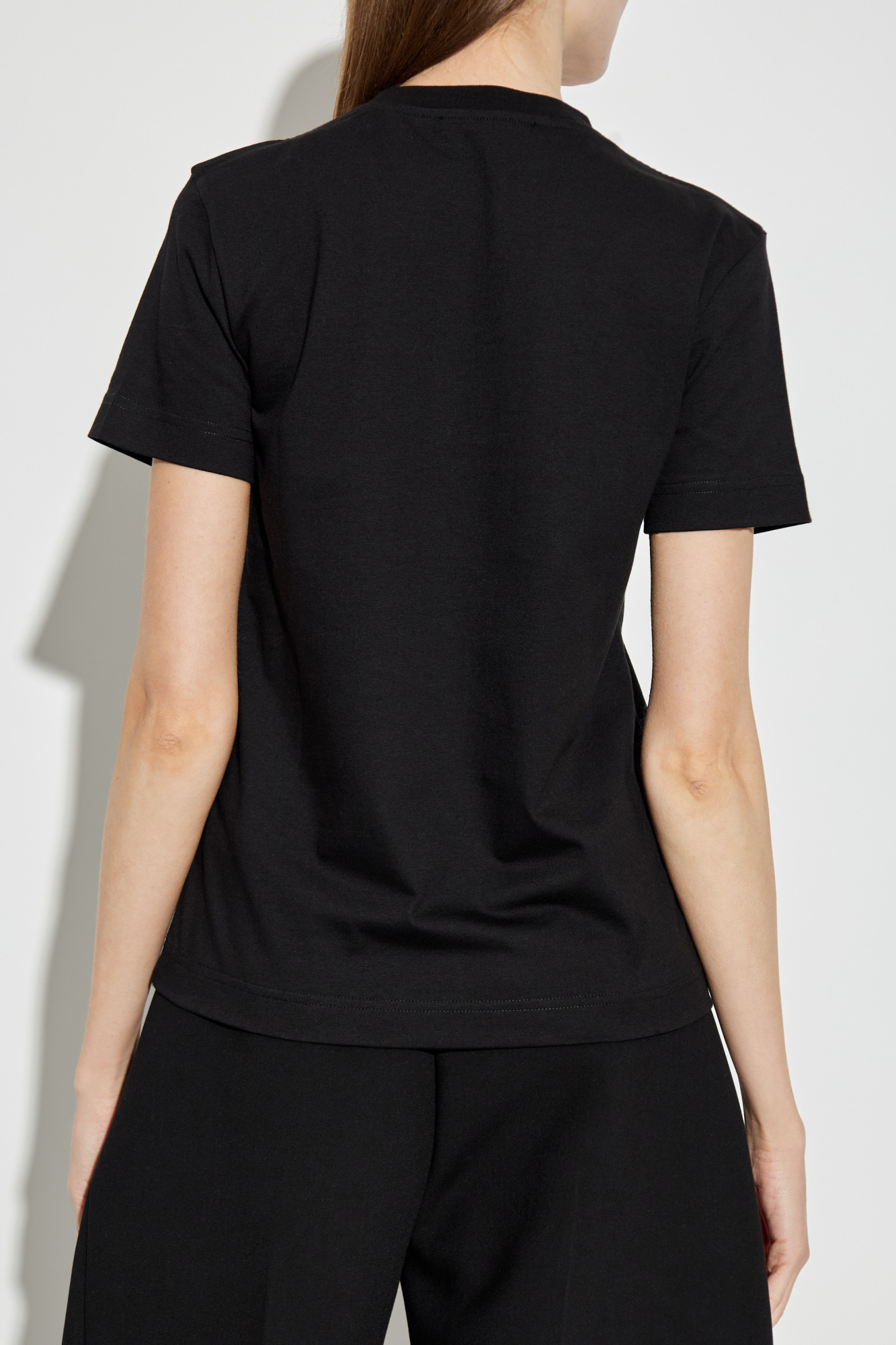 jacquemusチェックカットソー Red T-shirt with logo patch Jacquemus - Vitkac AS